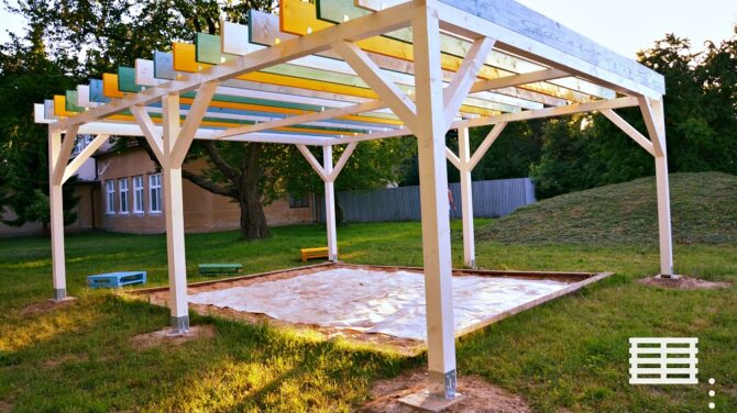 DREVENA PERGOLA Drevená pergola