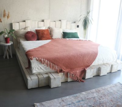 Hranolova drevena postel